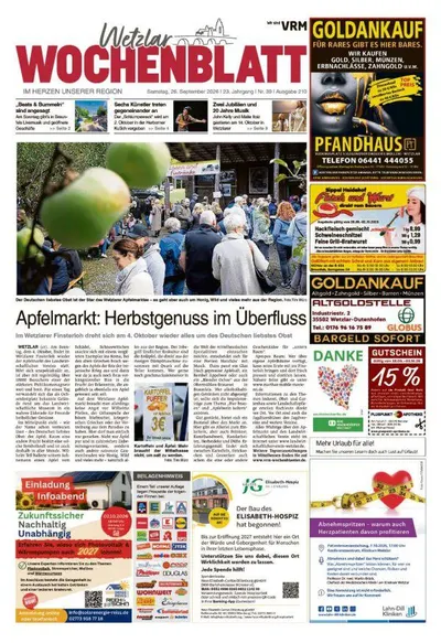 Wetzlar Wochenblatt 2026-09-26