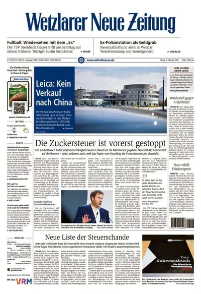 Wetzlarer Neue Zeitung