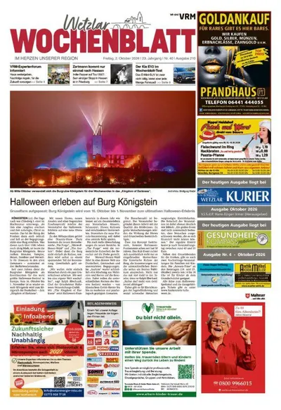 Wetzlar Wochenblatt 2026-10-02