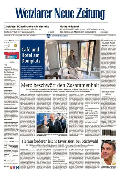 Wetzlarer Neue Zeitung 2026-10-06