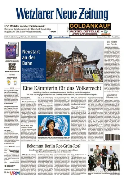 Wetzlarer Neue Zeitung 2026-10-10