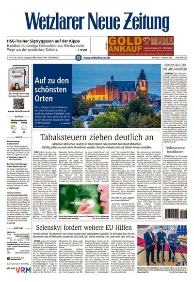 Wetzlarer Neue Zeitung 2026-10-17