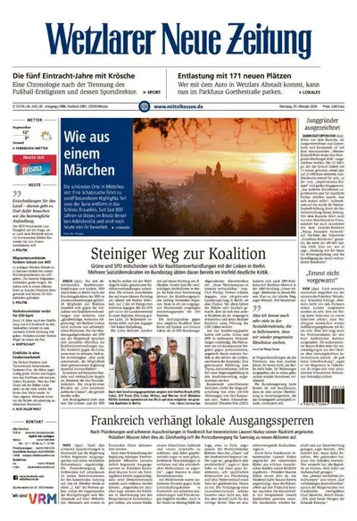Wetzlarer Neue Zeitung 2026-10-20